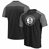 Brooklyn Nets Fanatics Branded Iconic Blocked T-Shirt Black,baseball caps,new era cap wholesale,wholesale hats